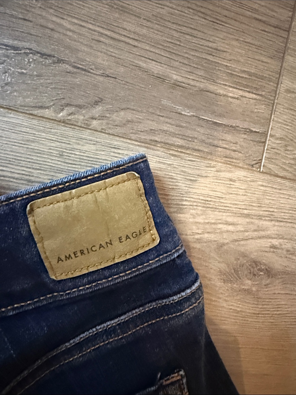 American Eagle Outfitters Dark Indigo Flare Jeans - Picture 4 of 6
